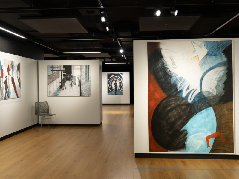 Exposition "Peinture en trois temps" Galerie Boléro 2024